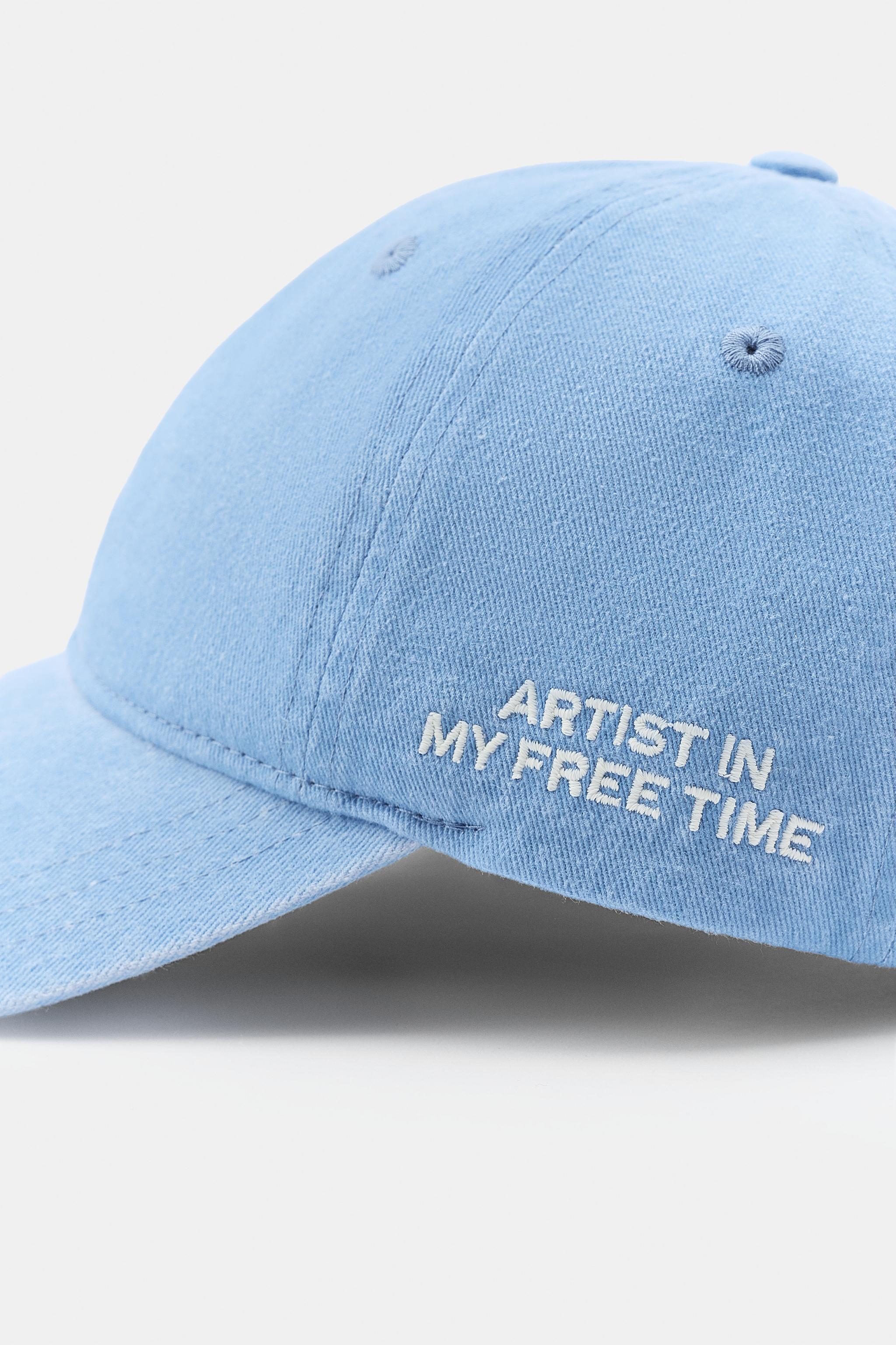 CASQUETTE SERGÉ INSCRIPTION BRODÉE